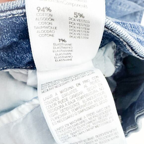 Mother The Looker Groovin' Zip Fly Denim Jeans Faded Distressed Wash Size 26 - Picture 8 of 10